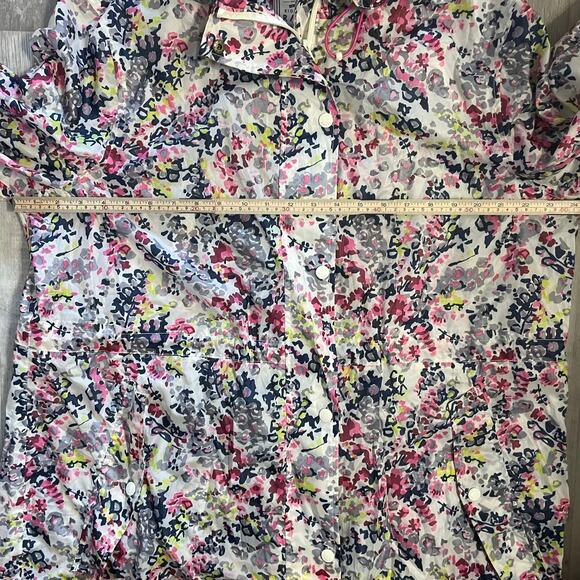 Joules Right As Rain Floral Print Rain Jacket Women’s size US 14 - Picture 7 of 15
